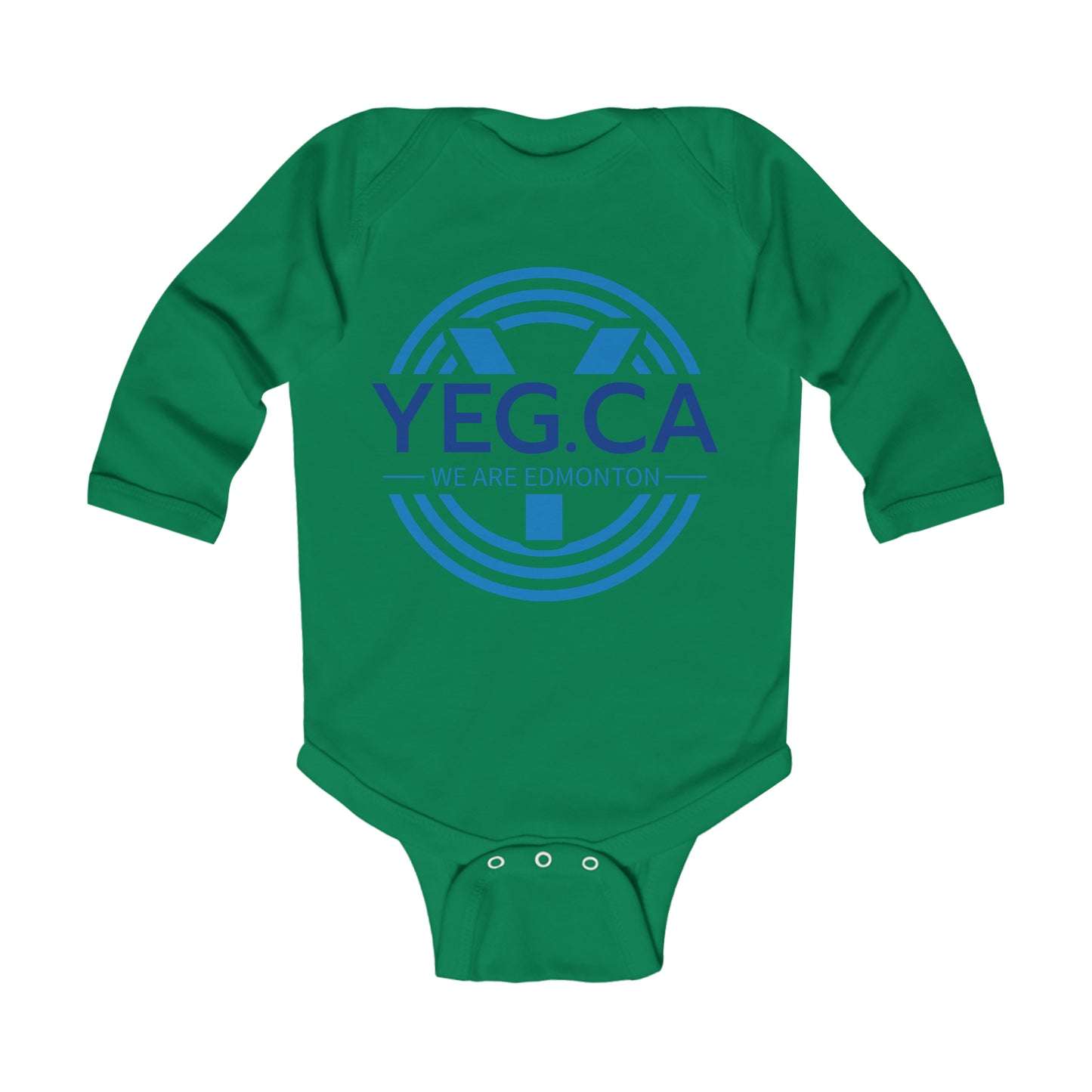 YEG Infant Long Sleeve Bodysuit (logo on front)